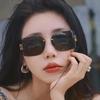 Zhang Yuanying 2025 Curved Frameless Lens Women's UV Protection Sunglasses