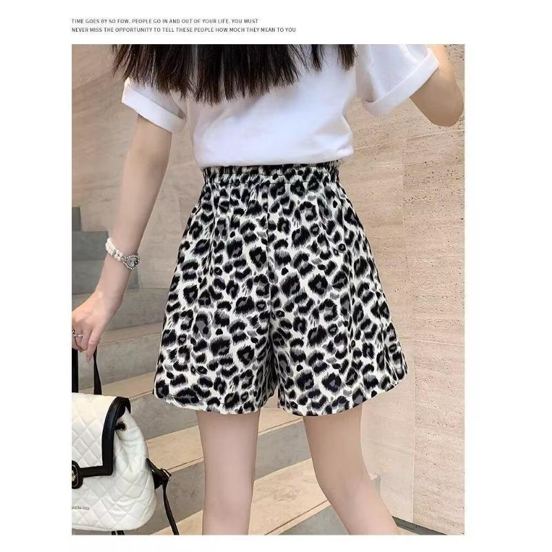 Short large en soie glacée pour enfants, pantalon de yoga fin et ample, pantalon de survêtement à séchage rapide