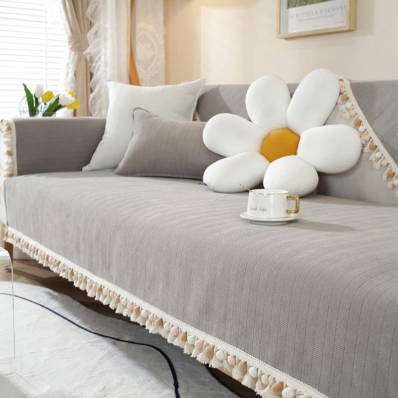 Žinylkový polštář na pohovku Four Seasons univerzální moderní jednoduchý protiskluzový polštář na pohovku v etnickém stylu potah na pohovku