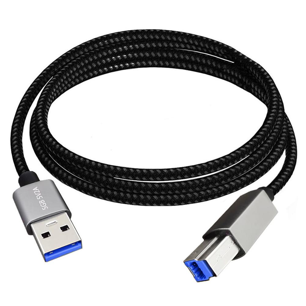 

JUNSUNMAY 2м Кабель USB-A 3.0 тато до USB Type-B тато для принтера Кабель для передачі даних З єднувальний шнур As Shown A