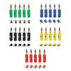 10Pcs Male Female Banana Plug Connector Speaker Cable Adapters Terminal for Efficient Electrical Applications Enduring