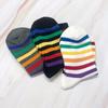 12 Women's Rainbow Mid-Calf Socks 8-Pair Set Cotton Socks