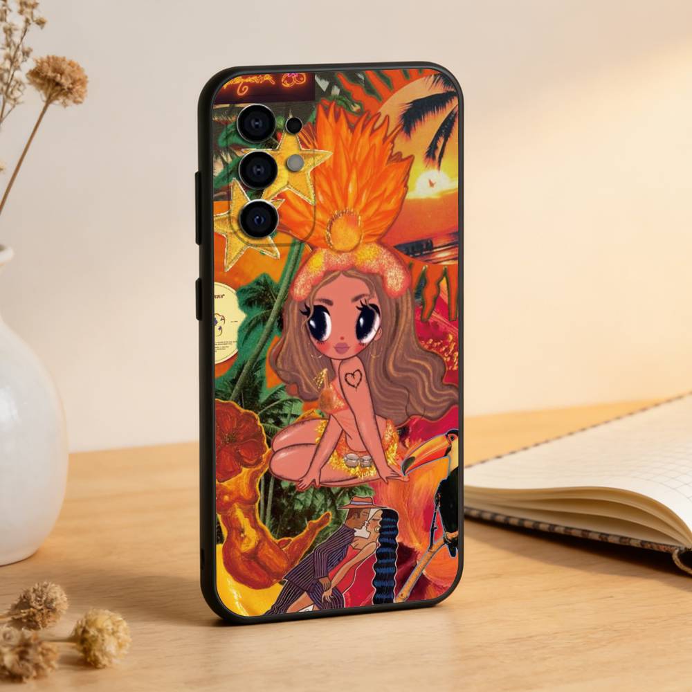 

Singer K-Karol G Tropicoqueta Phone Case Black Silicone Soft For Samsung S25,S24,S21,S22,S23,S30,Ultra,S20,Plus,Fe,Lite Samsung S23ULTRA5G
