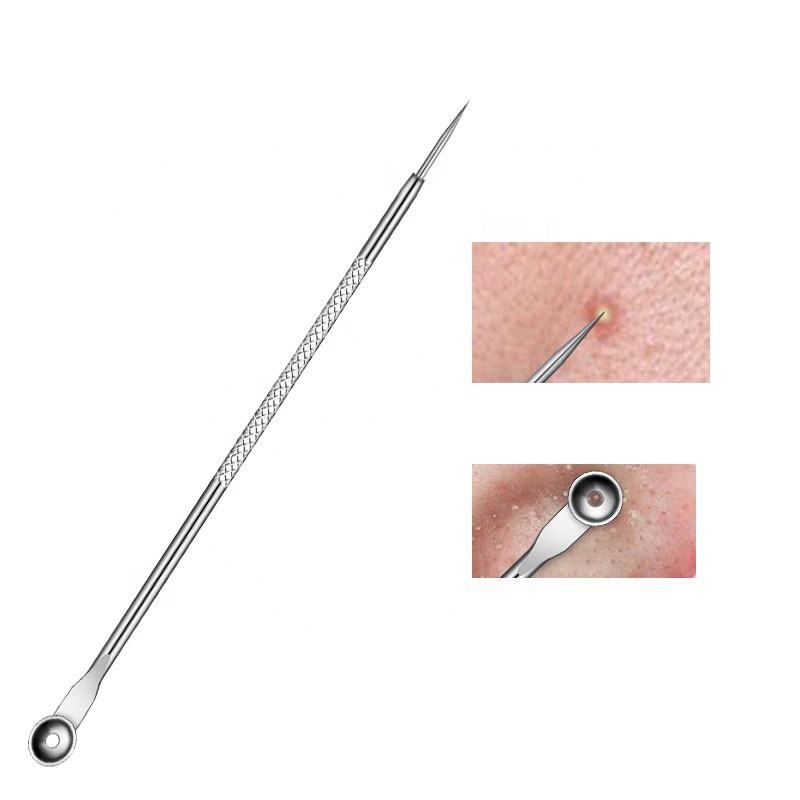 Professional Blackhead Tweezers,High Hard Stainless Steel Blackhead Remover,Precision Pimple Popper Tool Kit,Blackhead Extractor