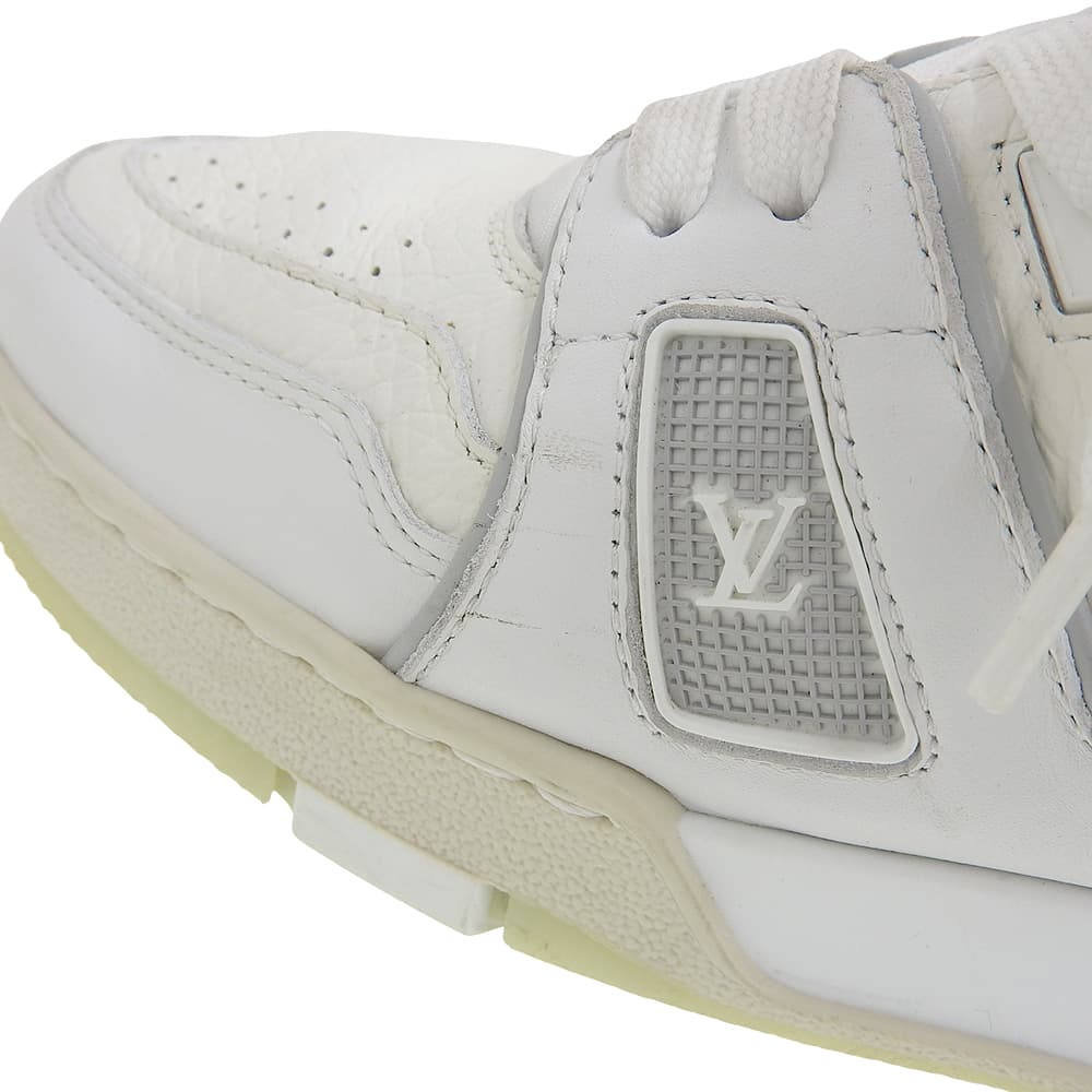 Louis Vuitton Chaussures Baskets LV Trainer Homme Blanc 10.2" chaussures 7 1/2 blancOccasion