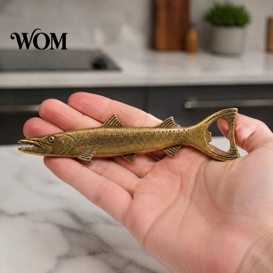 Apribottiglie Creativo in Lega Apribottiglie Pesce Rustico, Tappo con Dettagli di Squame Design di Alta Gamma per Amanti del Vino, Strumento Metallico Retrò per Bar per Birra E