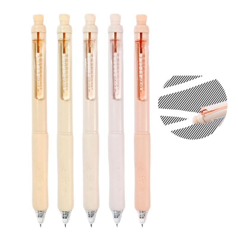 

5Pcs Erasable Gel Pen Retractable Gel Pen 0.5mm Smooth to Write Quick Drying for Adult Student Writing Journaling