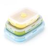 ZISIZ Foldable Silicone Food Container Set