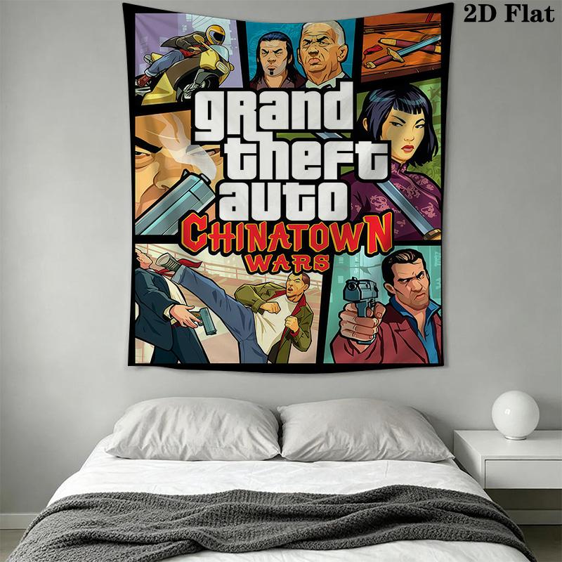 Grand Theft Auto V Urban Chaos Bedding 1 Duvet Cover 2 Pillowcase Without Core Soft And Comfortable Bedding Set Christmas Birthday Gift