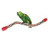 Colorful Hanging Cotton Rope Bird Standing Frame Comfortable Parrot Chewing Climbing Grinding Rod Toy