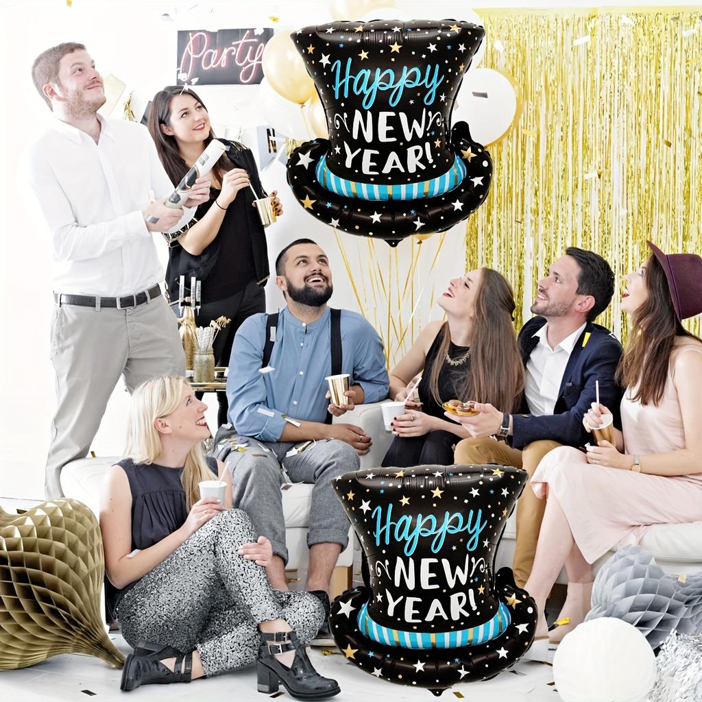 1/2pcs Happy New Year Balloons Welcome The New Year 2026 Party Wedding Birthday Family Party Decorations