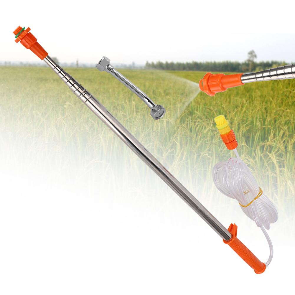 Stainless Steel Telescopic Sprayer Rod Extension Rod for Fruit Tree Sterilization with Nozzle
