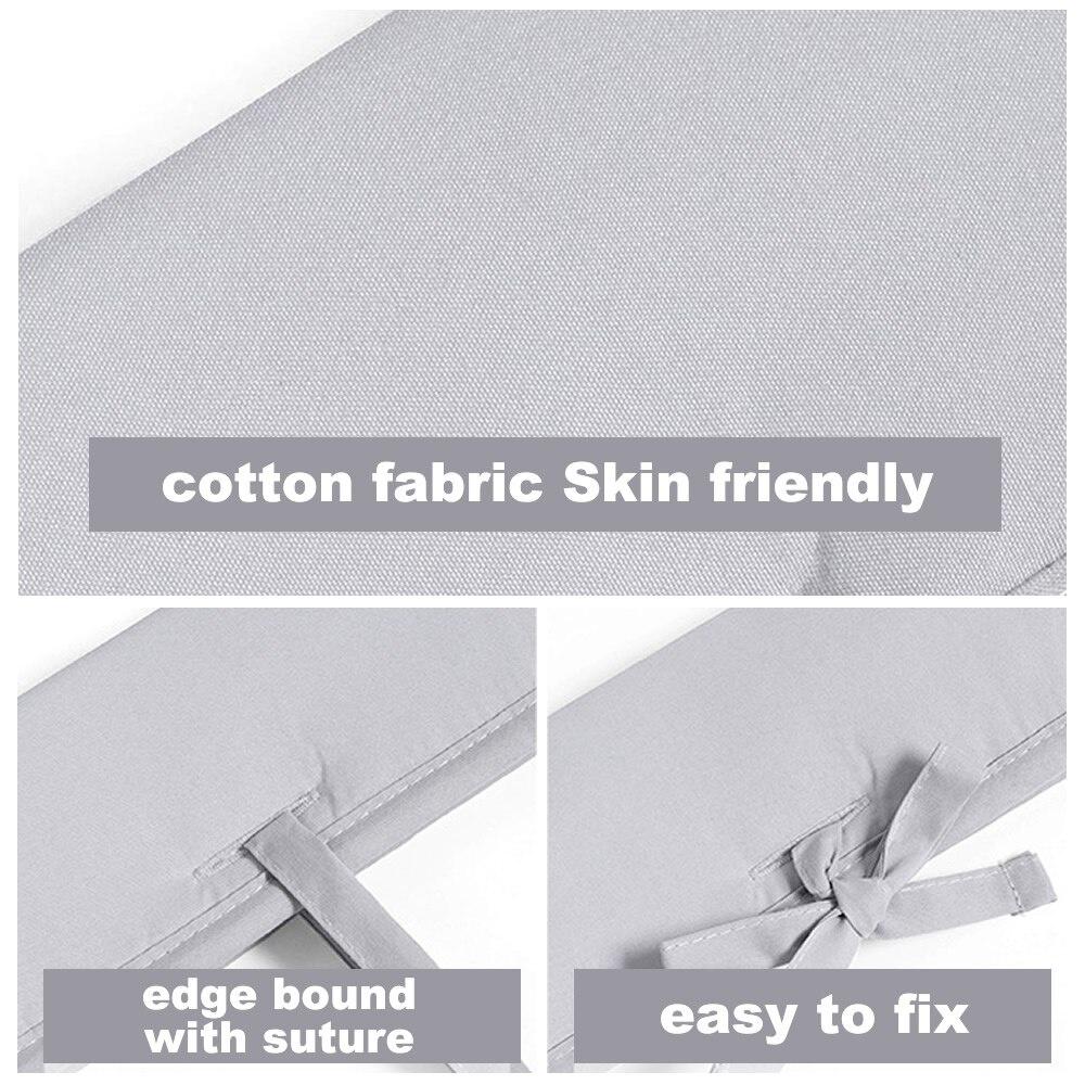 3 Pcs/Set  Anti-collision Crib Fence Wrap Edge Baby Crib Anti-bite Rail Cover Newborn Bed Baby Teeth Protection Guardrail Cotton