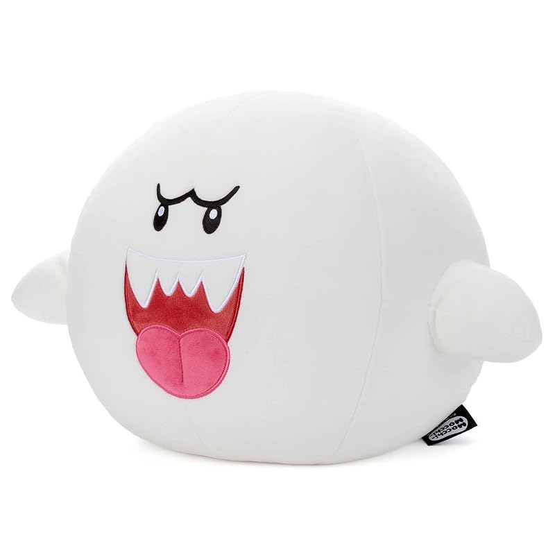 Takara Tomy Arts Super Mario Mocchi-Mocchi-GameStyle Boo Plush Toy (approx. 49cm wide)