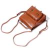 Women's Bag Fashion Spring/Summer College Students Genuine Leather Backpack Shoulder Crossbody Bag