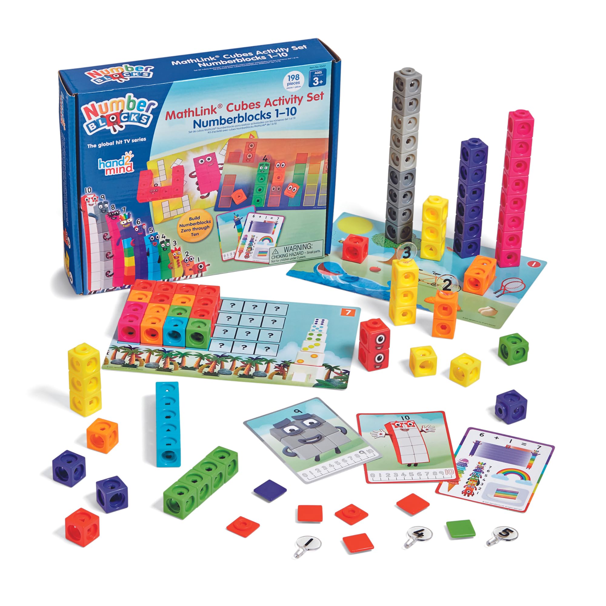

Numberblocks MathLink Cubes, 1-10 Cubes, 100-Piece Activity Set, Math Toy, Authentic, Product Number 93417