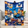 Halloween Friends Costumes Personalized Name Blanket Cozy Personalized Blanket Warmthful Decor Suitable for Living Room Bedding Office Picnics