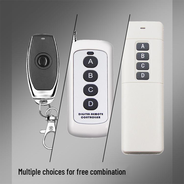 220V Wireless Remote Switch for Motor/Pump - No Wiring Needed