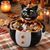 Ciotola per Dolci di Halloween a Forma di Zucca per Conservare Snack per la Festa
