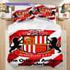 Sunderland Heritage Emblem Bedding (1 * duvet cover + 2 * pillowcase, without core) 2D Flat Christmas birthday gift Bedding set