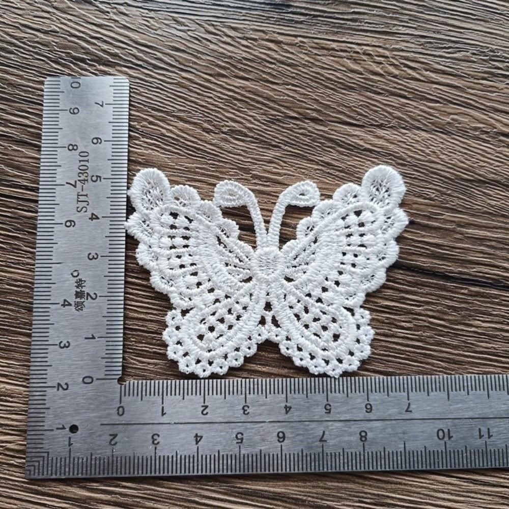 Bowknot Lace Applique Trim Handmade DIY Lace Fabric for Bags Hair Clips Hair Decor