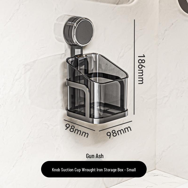 

Настенный вакуумный контейнер для хранения: Беспробивная, полая конструкция для ванных принадлежностей