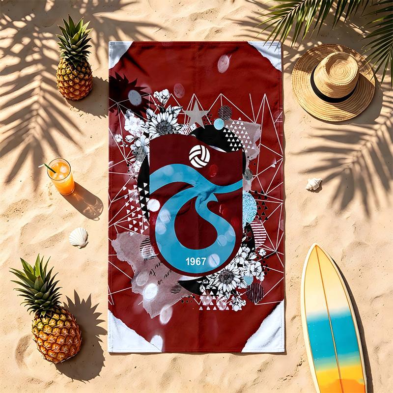 Trabzonspor (23) Thema Strandtuch Sandabweisend Weich Und Bequem Geeignet Für Den Pool Camping Yoga Und Tauchen Ein Reise-Essential