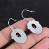 Faceted Kashmir Ruby Earring 925 Sterling Silver Earring Vintage Earrings Kashmir Ruby Real Gemstone Jewelry Handmade Earring Gifts For Her