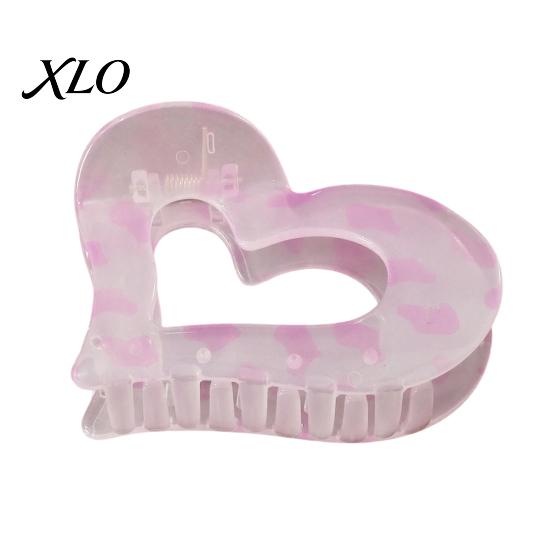 Tägliches Pendeln Haarzubehör Herz-/Sternform-Klammerclips für Damen, Rutschfester Clip Damen Accessoires Styling Und Lässige Outfits Transluzent