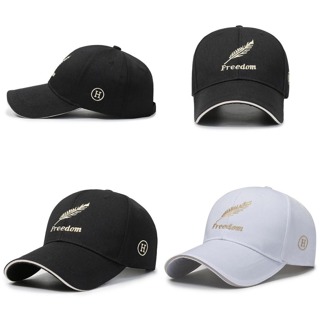 Freedom Lettter Embroidered Duckbill Hat Baseball Caps Uv Outdoor Protective