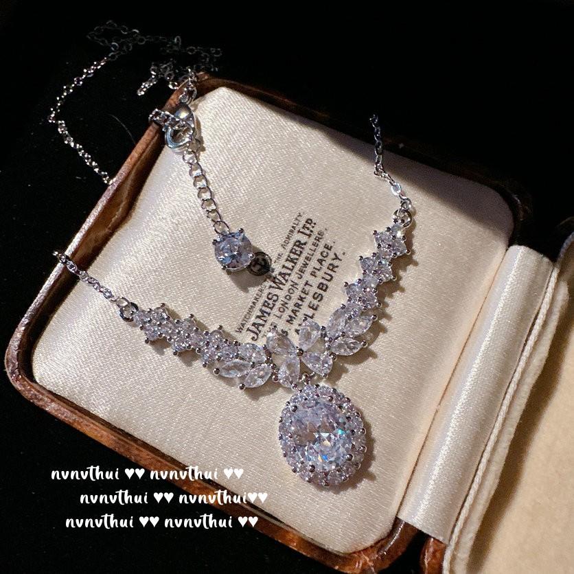 Bubble Mapei Pearl Frost Butterfly Gem Necklace, Tahiti, Deep Sea Bead Wheat Spike Zircon Pearl Necklace