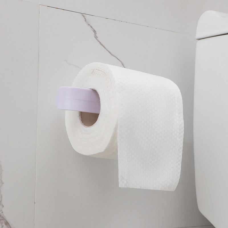 Self-Adhesive Towel Rack Wall Mounted Bathroom Items Bathroom Towels Holder Hanger Without Punching Toilet Paper Holder