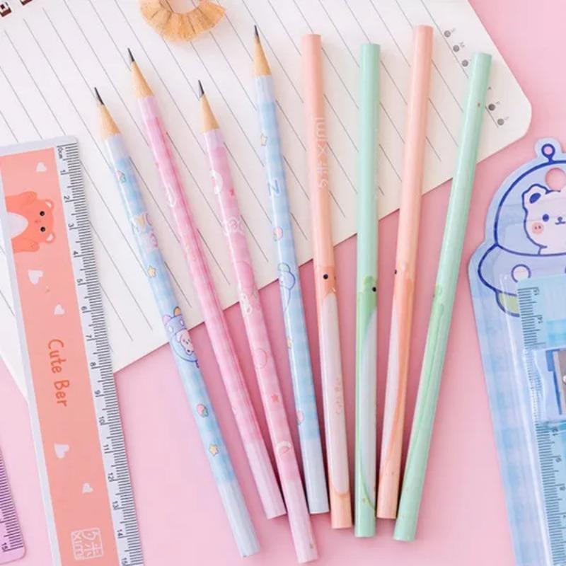 Schreibset Schüler Bleistift Radiergummi Bleistiftspitzer Lineal Schüler Schreibset