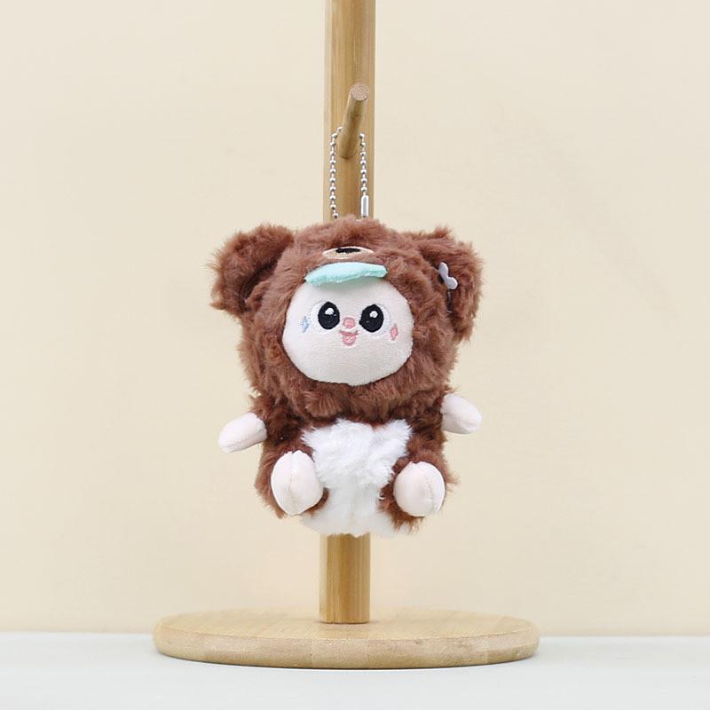 Animal Adorable Plush Doll Keychain Soft Stuffed Toy With Cute Design Cartoon