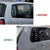 For Volkswagen VW Polo 5-Door Hatchback MK4 9N 2002-2008 Car Rear Louver Window Side Shutter Cover Trim Sticker Vent Scoop ABS