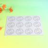 12-Hole Lemon Lace Silicone Mold, Exquisite Lemon Slice Texture Baking Mold, Cookie Chocolate Candy Decoration Mold, Food-Grade Silicone