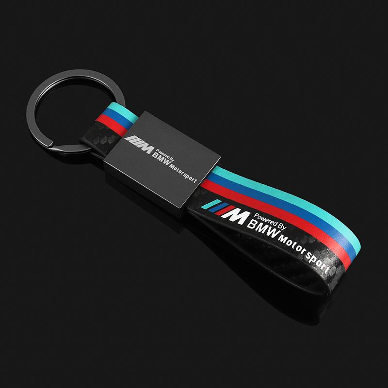 Luxury Car Keychain Chain Nylon Cord Key Rings Decoration Auto Accessories For BMW M E30 E39 E46 E90 E93 E60 F10 M5 M6 M7 X4 X5 blvc18