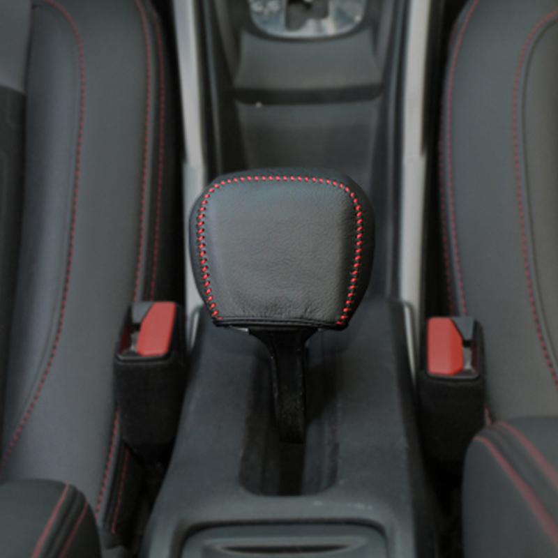 My Good Car Gear Shifter Handle Sewing Sleeve Hand Brake Sleeve Hand Sewing Gear Cover for Citroen C3-xr