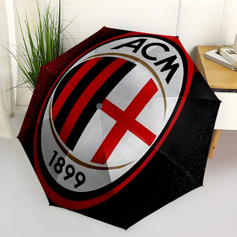 

AC Milan, 1899 Automatic Opening and Closing, 8 rib Structure Portable Umbrella, Suitable for Men and Women in All Seasons Perfect Gift for