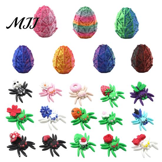 Realistic PLA Sculpture 3D Printed Spider Egg/Spider Statue, Fantasy Creature Model Collectible Trendy Figures Ornament, Lightweight Unique for