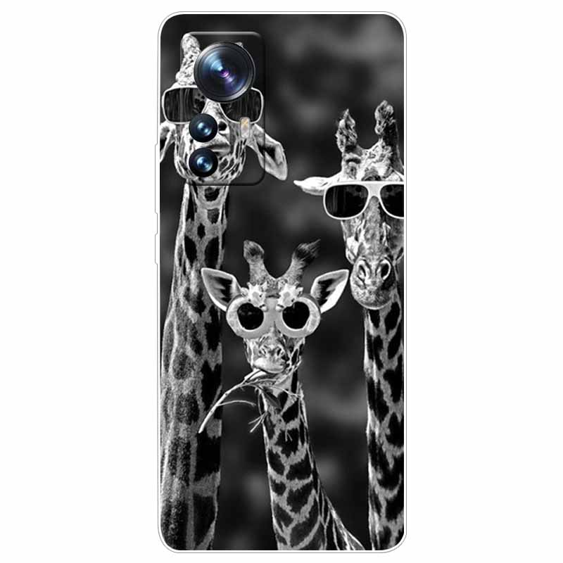 For Xiaomi 12T Pro 5G Case 12 T Cat Space Soft TPU Clear Silicone Funda Cases for Xiaomi 12T 5G Cover 12TPro Shockproof 2022