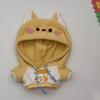 20CM Doll Clothes Gift Multicolor Dolls Accessories Animal Ear Sweather Playing House Photo Props Color Match Hoodies Toy