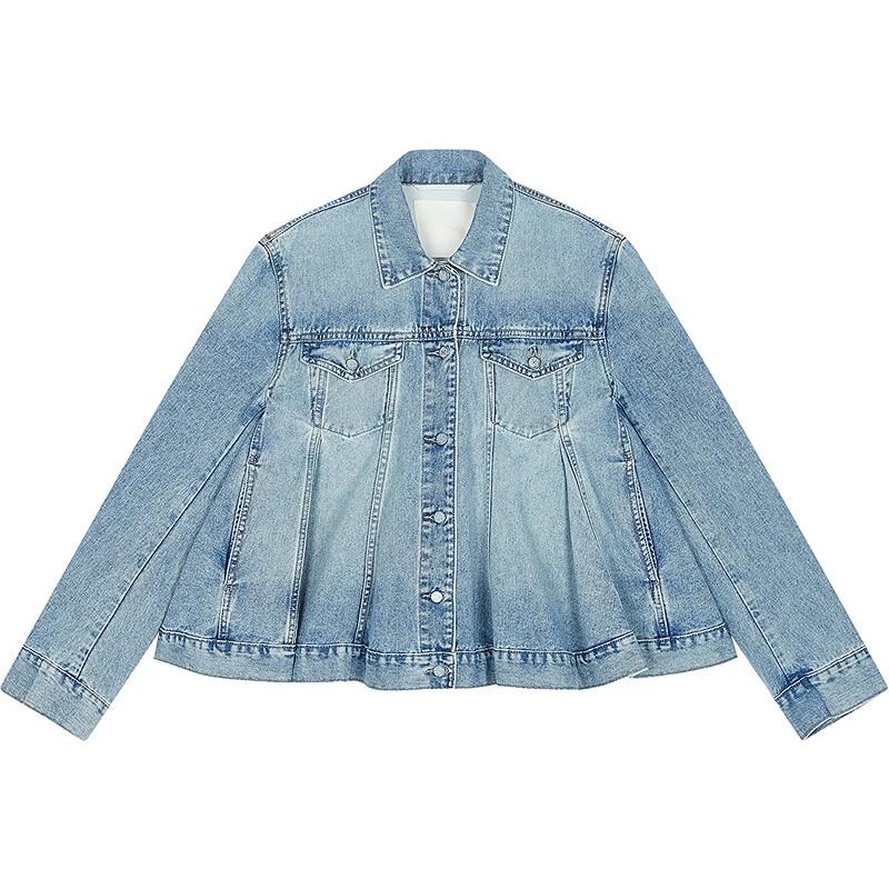 JNBY Lapel Collar Denim Jacket