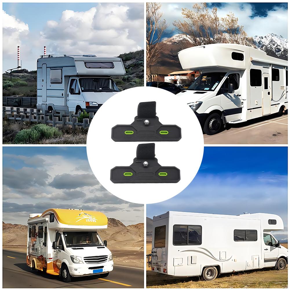 2Pcs RV Awning De-Flappers Nylon RV Canopy Fixture RV Canopy Grippers for Protects RV Awning From Rips and Tears