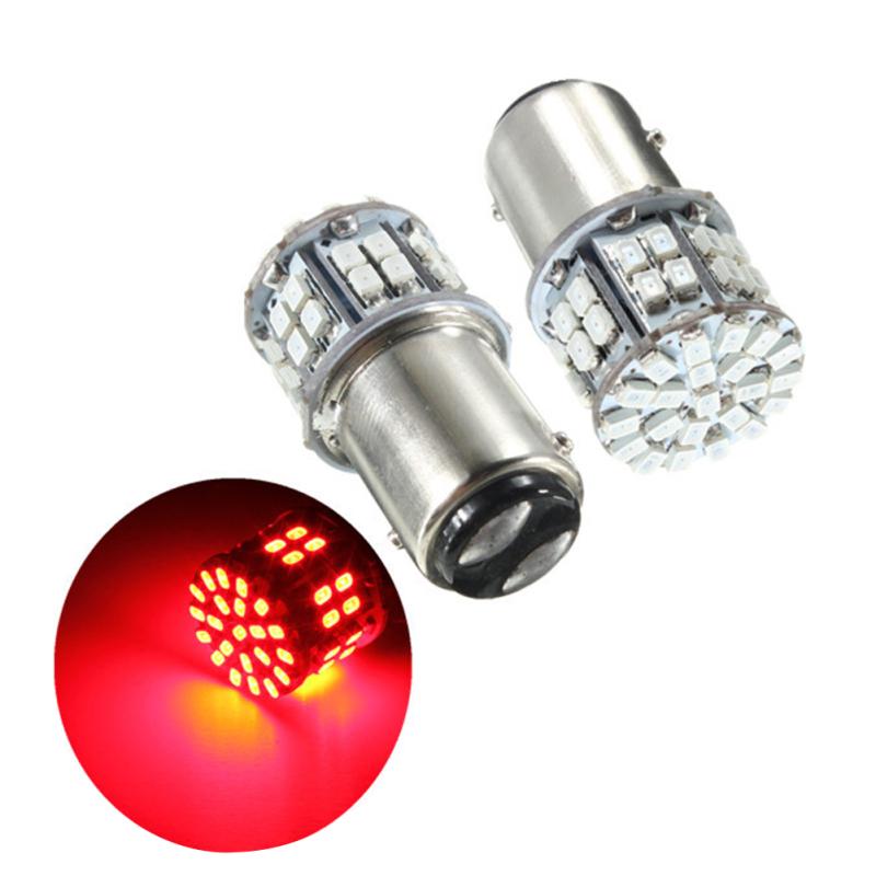 

Pack of 2 Super Bright BAY15D 1157 50SMD 1206 LED Car Brake Light, DC 12V 50 LEDs Auto Rear Tail червоний