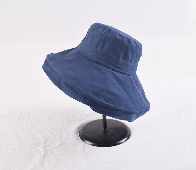 Japanese Style Wide Brim UV Sun Visor Hat for Women - Spring, Summer, Autumn Casual Bucket Hat