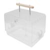Hamster Carrier Cage Portable Small Animals Carry Travel Case Clear Acrylic Multifunctional Pet