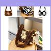 Adorable Plush Crossbody Bag Cute Bear Design Soft And Sweet Korean Style