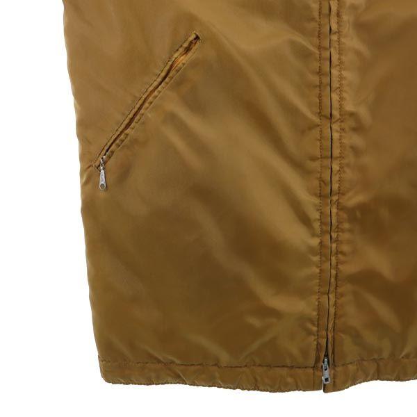 WHITE STAG 60s 70s Vintage Zip Jacket XL Black Quilted Back Men's Used