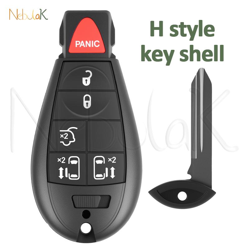 

Key Fob Shell For Chrysler 300 Town & Country Jeep Dodge Ram Grand Caravan Cherokee Journey IYZ-C01C M3N5WY783X Remote Housing